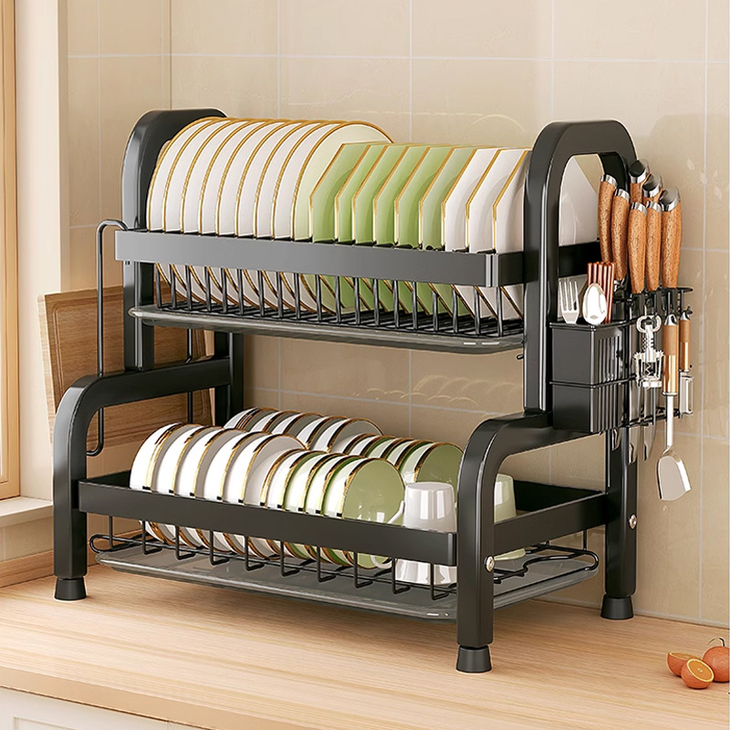 304不锈钢厨房置物架台面碗盘收纳架碗碟碗筷滴水架沥水架放碗架
