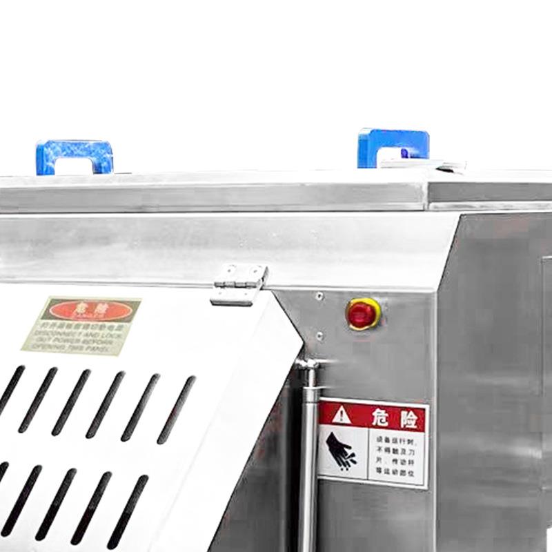 连续式二维排骨切块片机商用冻肉切丁全自动羊肉切片机绞肉机