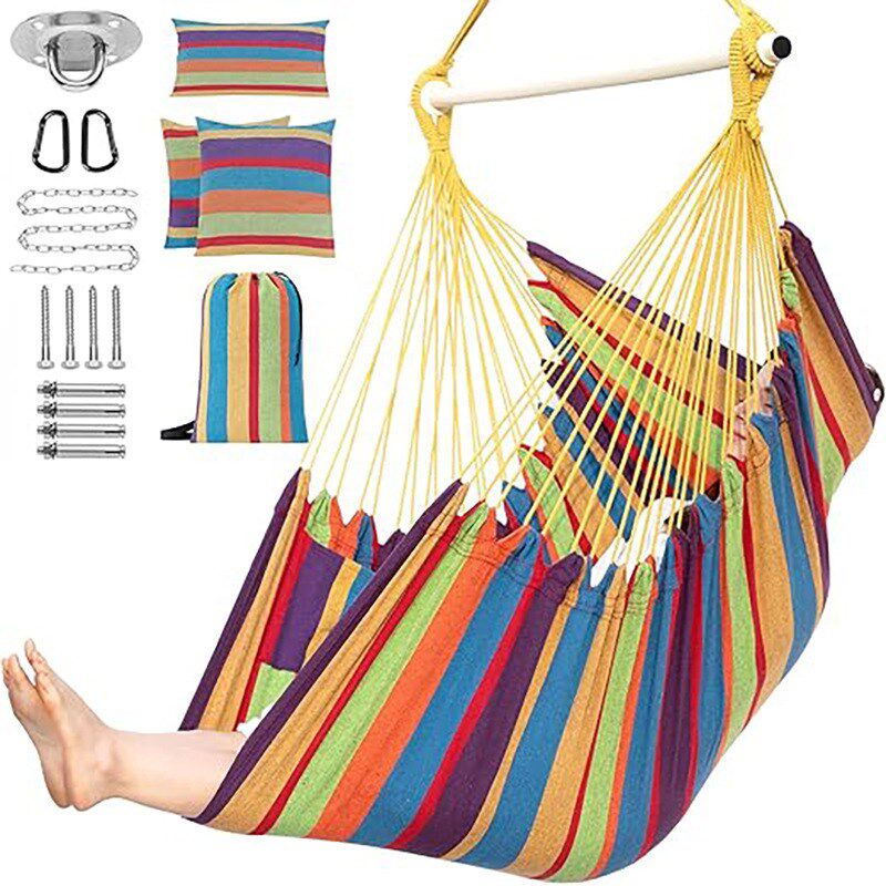 帆布吊椅宿舍寝室大学生卧室阳台儿童秋千家用室内户外吊篮