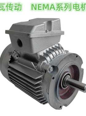 格瓦TRCF立式安装减速电机 NEMA标准出口北美电机斜齿轮减速机