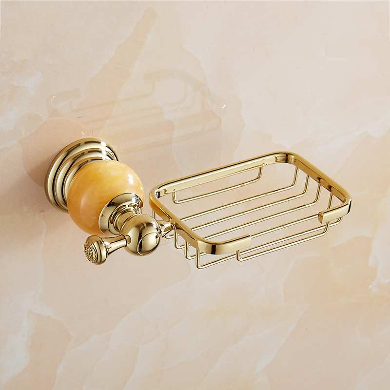 新款不锈钢肥皂架方形肥皂碟肥皂盒免打孔欧式仿古皂碟架单层皂网