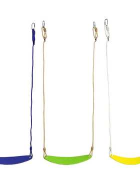 亚马逊多人组合坐板式秋千厂家 EVA绿橙色卧室家庭用休闲秋千