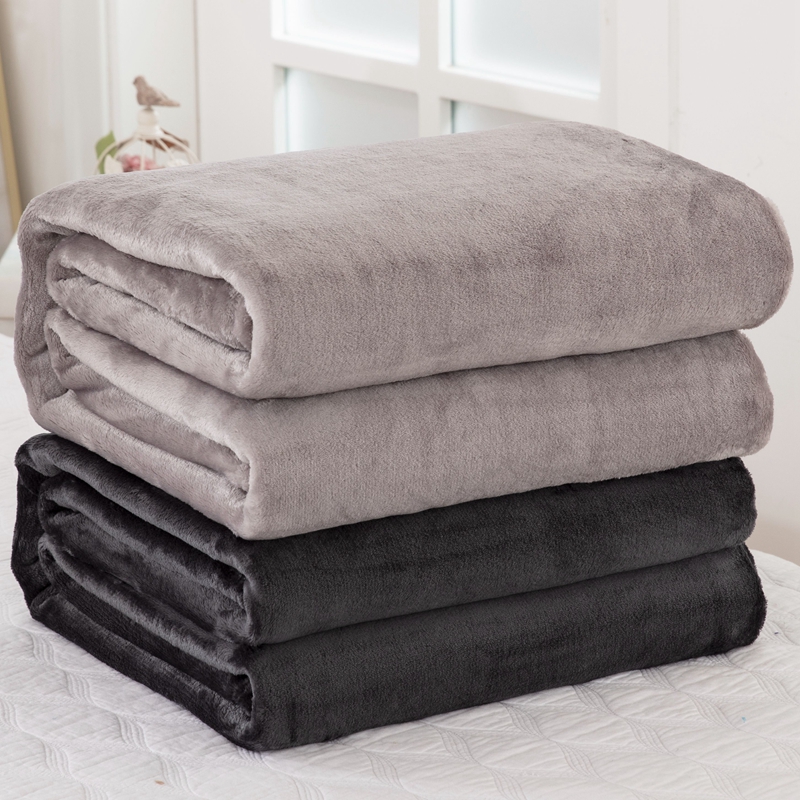 珊瑚绒毯子冬季加厚午睡办t公室单人法兰绒毛毯学生宿舍毛绒铺床