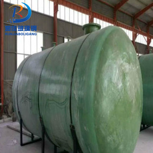 卧式玻璃钢盐酸储罐 玻璃钢容器厂家 玻璃钢压力蓄水罐