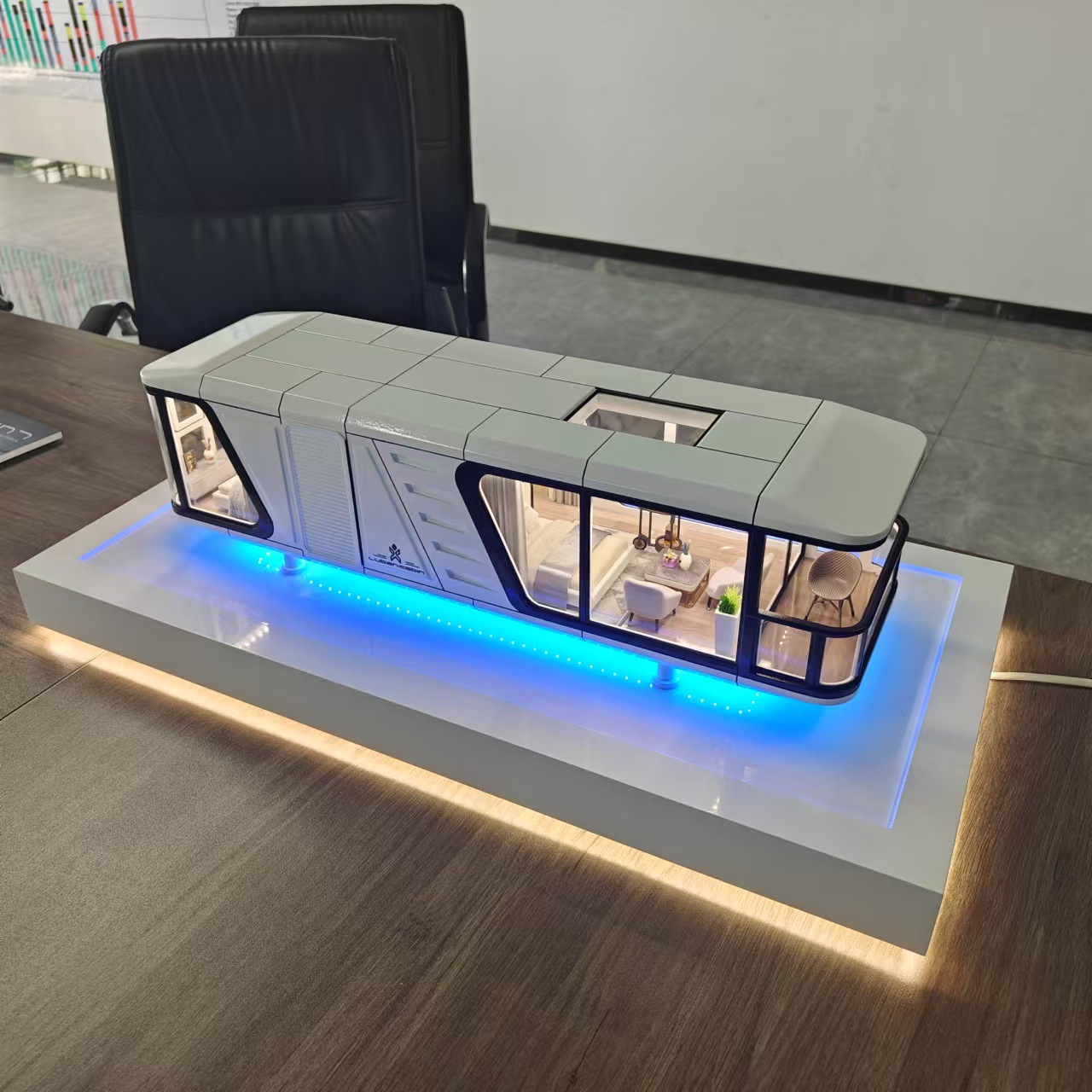 鲁班筑太空舱1：20模型厂家文旅移动房屋微宿太空舱景区民宿