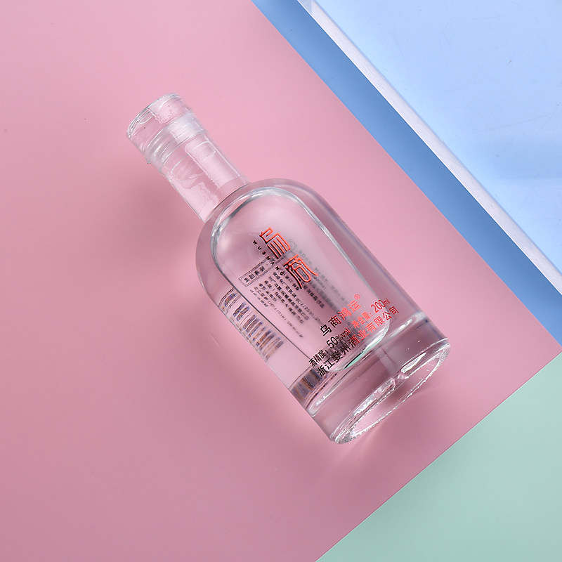 乌商鸿运红曲高粱酒红曲清香义乌传统白酒老工艺酿造50度200ml