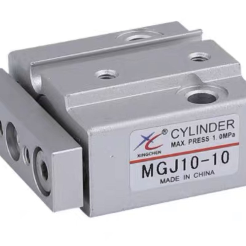 星辰小型气动迷你三轴微型带导杆气缸MGJ6/10-5/TCM10-1T0/15/20/