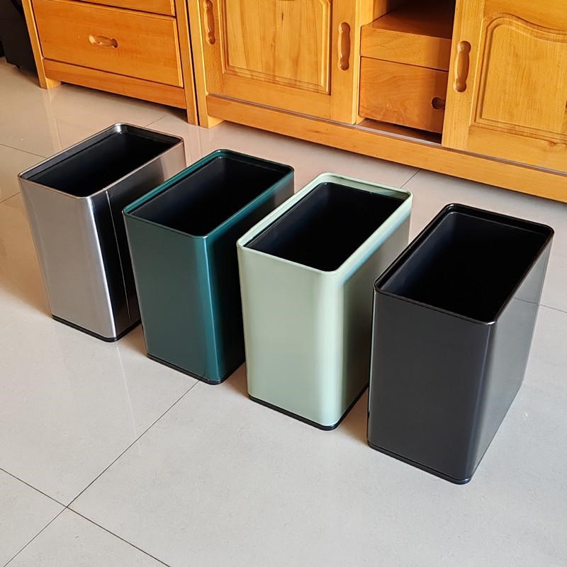 EQ4F长方形垃圾桶卫生s间窄夹缝无盖客厅厕所家用大容积厨房纸篓