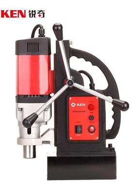 锐奇工具电动磁座钻磁力钻6028N工业级家用钢结构钻孔机磁铁钻