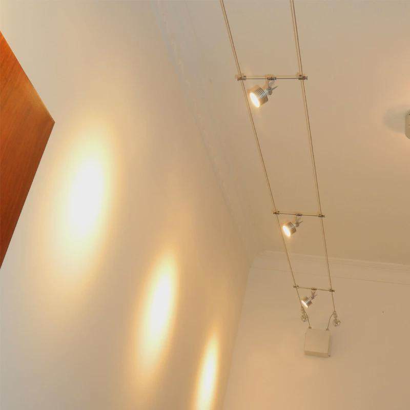 走线灯轨道led射灯聚光灯多头加长吊杆钢丝灯商业家用钢索灯简约,家装灯饰光源,轨道灯,淘宝优惠券,粉丝福利购,淘宝优惠卷