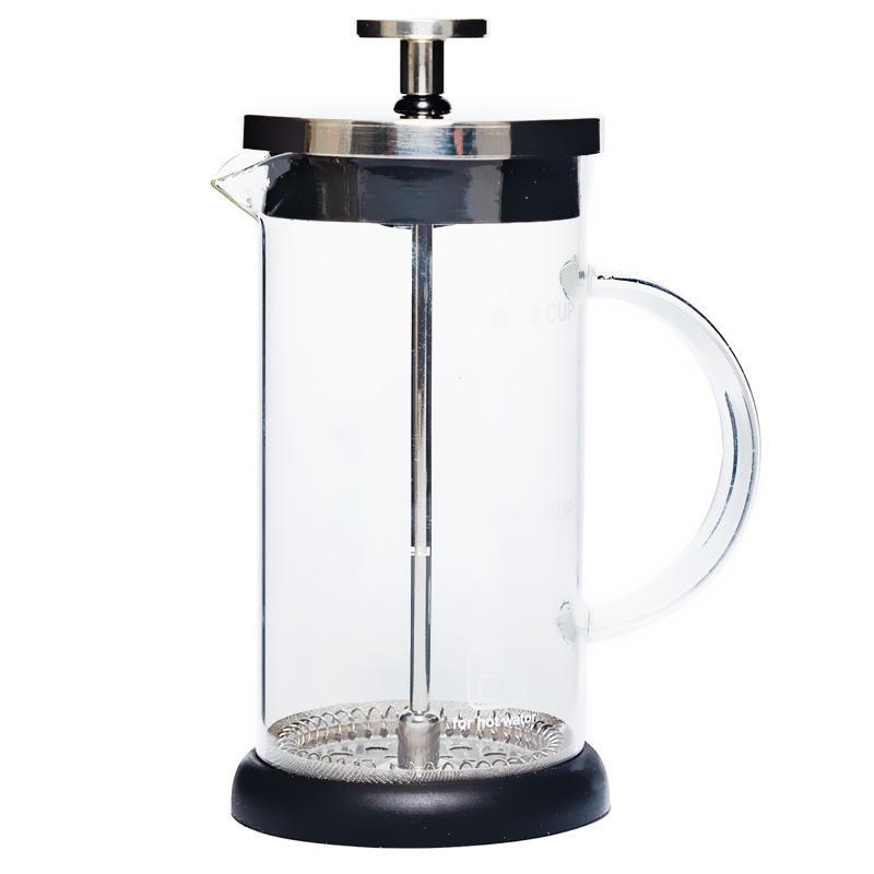 新款法压壶玻璃咖啡壶家用法式压滤壶冲茶器煮茶泡茶叶壶咖啡器具