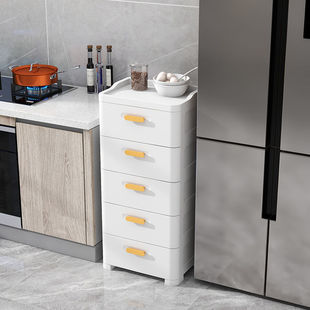 42/45/49cm宽夹缝收纳柜抽屉式卫生间储物柜子窄隙厨房多层置物架