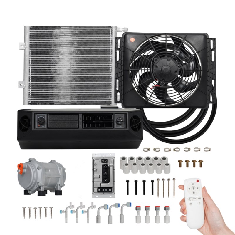 依维柯大通V80车载空调12V24V房车床车图雅诺改装用制冷驻车空调