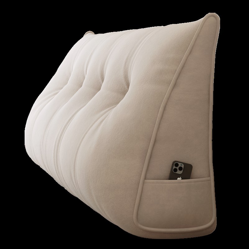 三角床头软包靠背垫加厚无床头靠垫榻榻米沙发护腰大靠枕2025新款