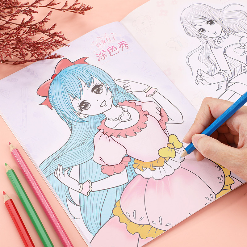 儿童女生美术绘画画水p彩笔幼儿小孩工具套装礼盒6岁宝宝小学生10