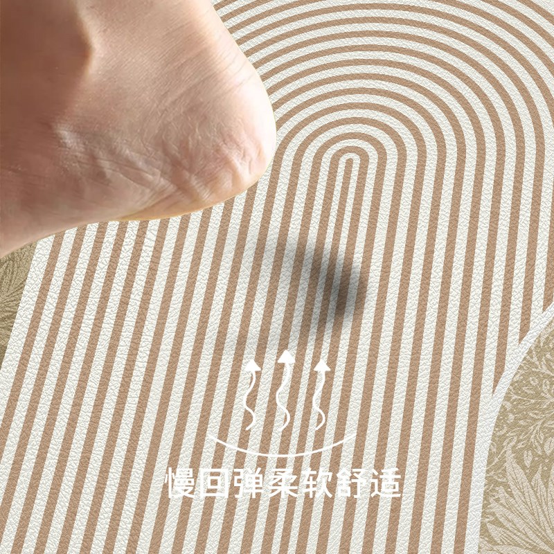 侘寂风免洗地垫入户门垫进门玄关PVC可裁剪门口脚垫防滑地毯定制