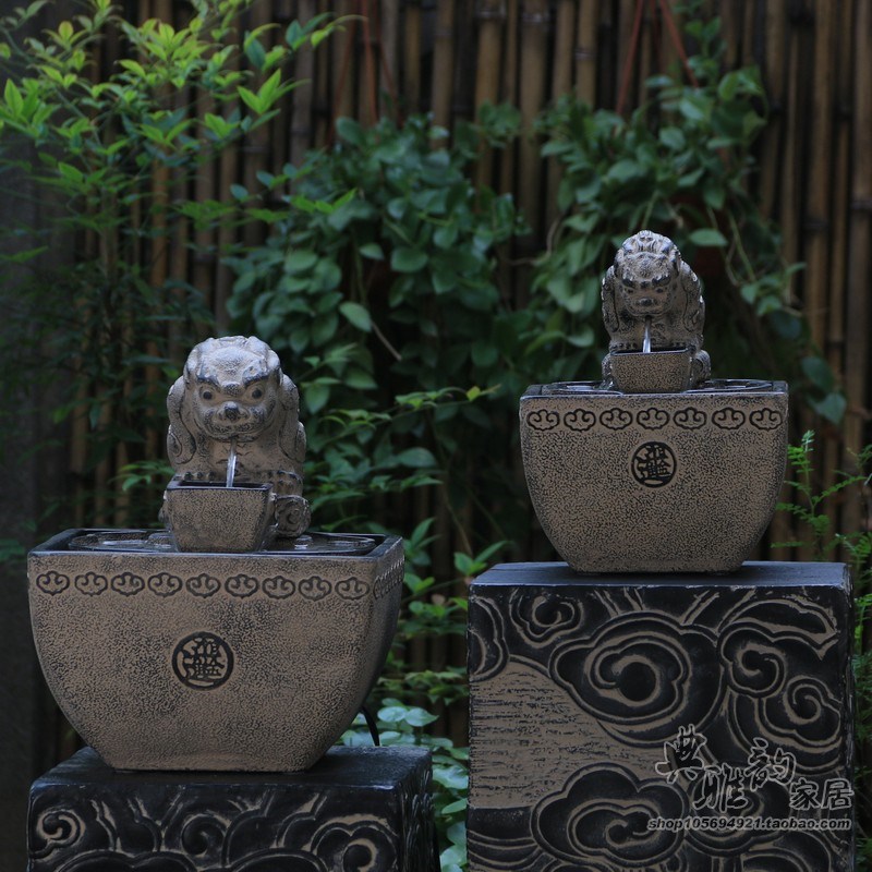 假山流水摆件落地循环水喷泉玄关客厅装饰茶室开业送礼招财景观