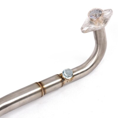 摩托跑车适用于Z125前段 Z125Pro改装排气管前段不锈钢弯管