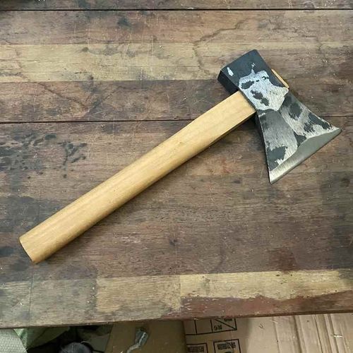 手工锻打木工斧老式家用单刃斧伐木斧子单边木匠斧手工斧传统