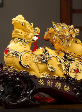 招财貔貅白菜摆件客厅玄关办公室收银柜台装饰品店铺开业乔迁礼品