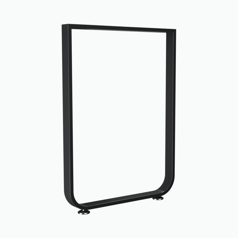 定做铁艺单边脚吧台支撑脚书桌支架台架桌架脚架橱柜脚金属腿铁