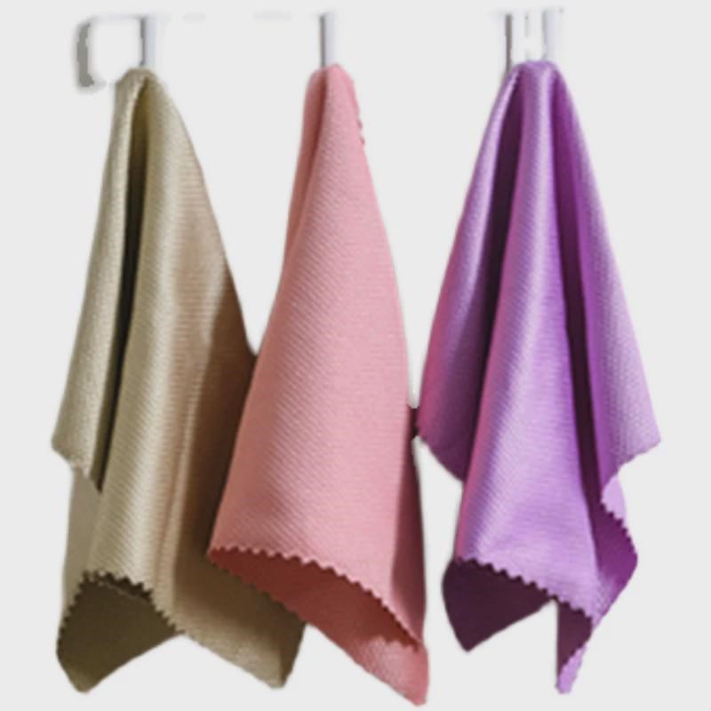 A524鱼鳞抹布擦玻璃吸水不掉毛无痕清洁毛巾家用去油保洁厨房软毛