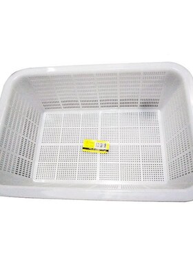 卖菜塑料框子厨房84190洗菜篮号加厚大长形果蔬酒转店收纳筐白方