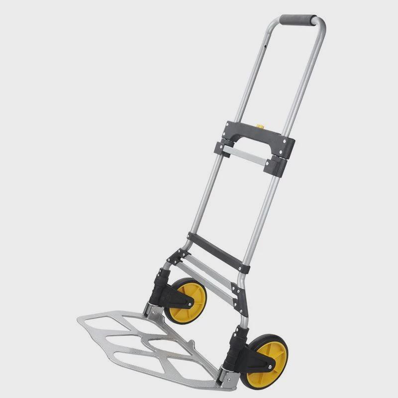 载重王拉货车静音手拉车折叠行李车搬运拉杆车快递小拉车手推车