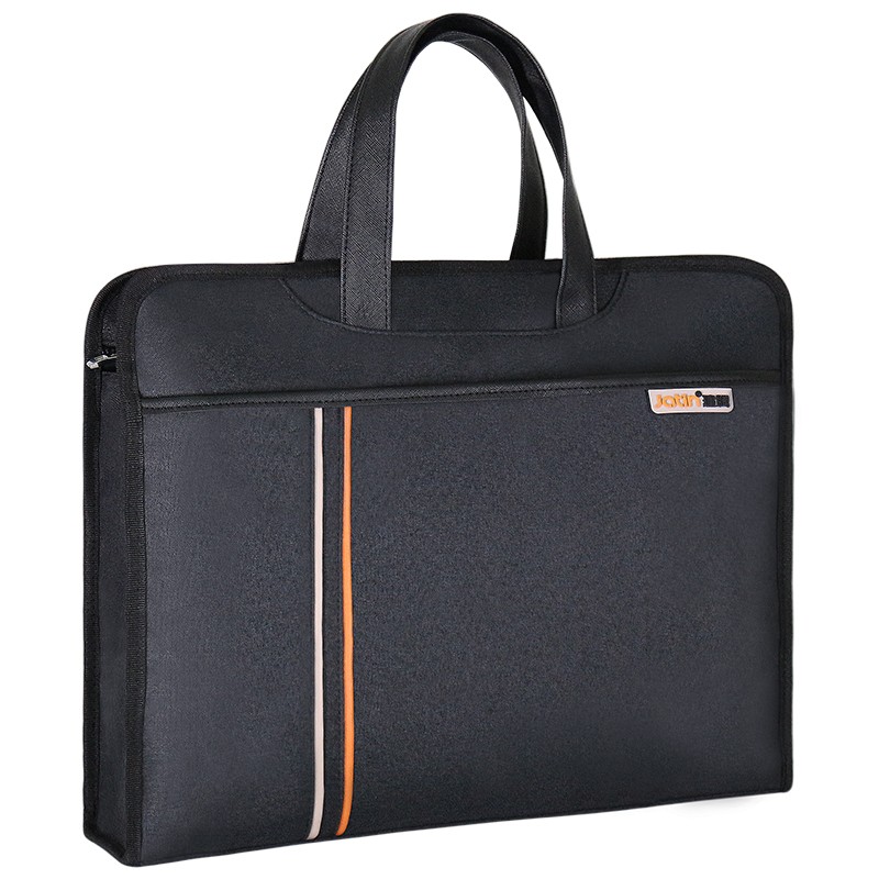 建腾B4手提文件袋帆布加厚商务牛津办公包公文袋防水大容量会议资