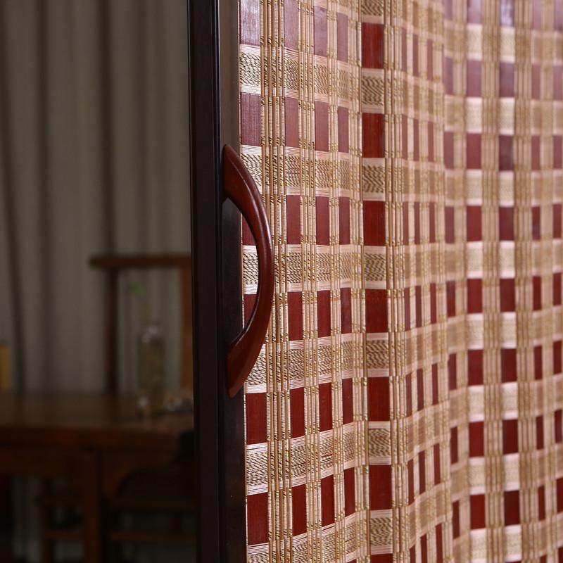 推拉门家用遮阳竹商场门帘客厅折叠竹帘子竹门帘门帘门竹竹帘隔断