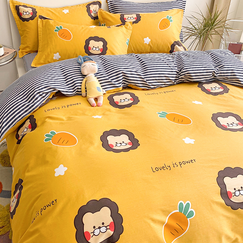 定制儿童被套单件120x150cm幼儿园男女宝宝卡通全棉被罩婴儿