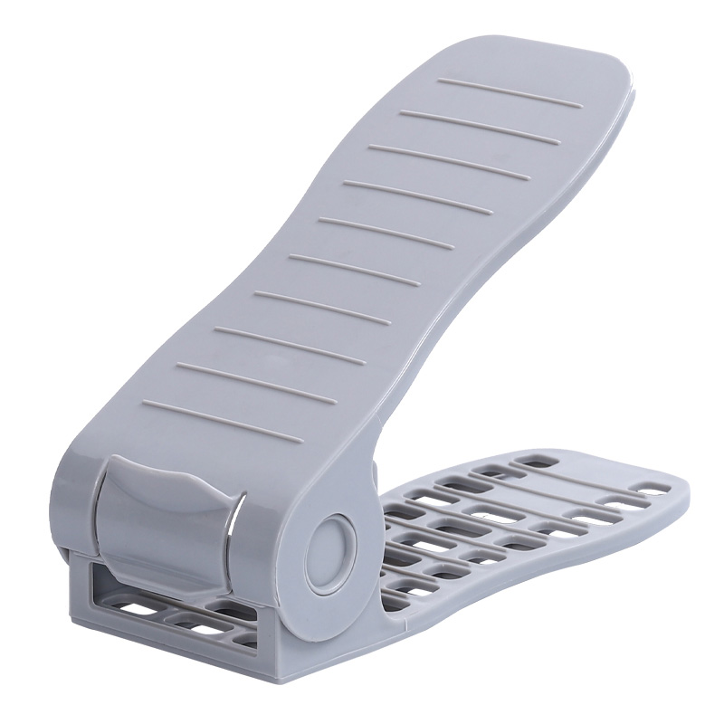 速发简易艺源10个装可调节双层立体鞋架子塑料鞋托器收纳架学生宿