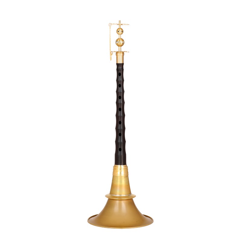 精品乌木黑檀木广西不定调唢呐椭圆音孔传统地方民间乐器广东