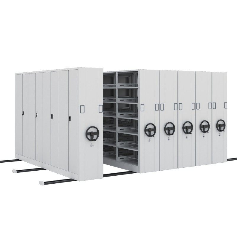 密集架档案室电动智能密集柜移动手摇式档案柜资料架文件柜凭证柜