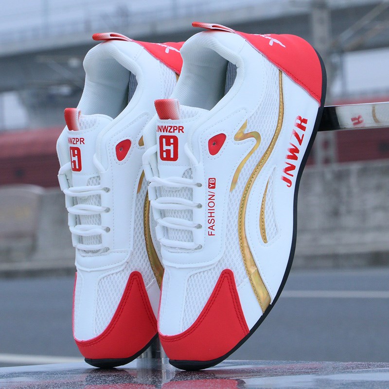 男鞋2025春夏季跑步鞋透气网面运动鞋百搭防滑软底休闲鞋男士鞋子