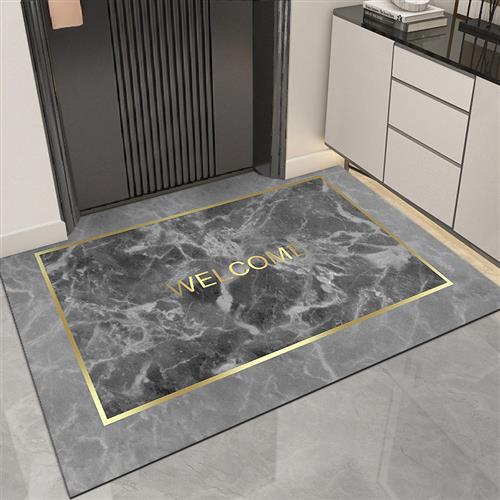 入户门地垫进门玄关门口地毯y皮革门垫防滑吸水脚垫脚踏垫子可