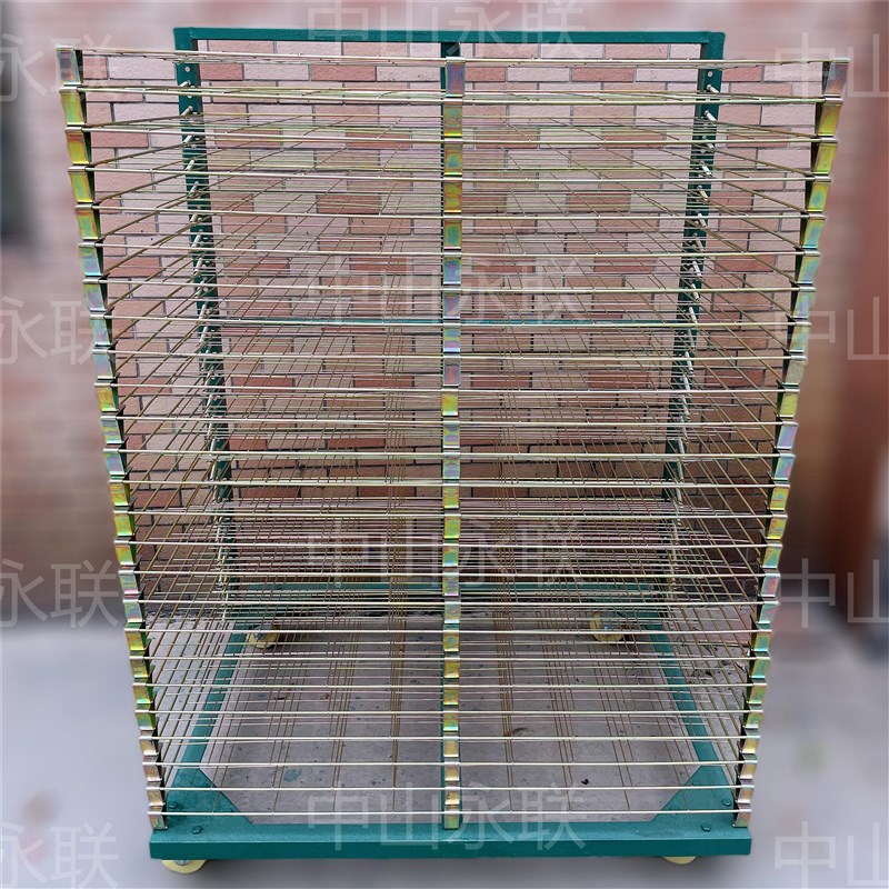 丝印千层架50层25层干燥架仓储货架折叠置物架线路板周转车晾晒架