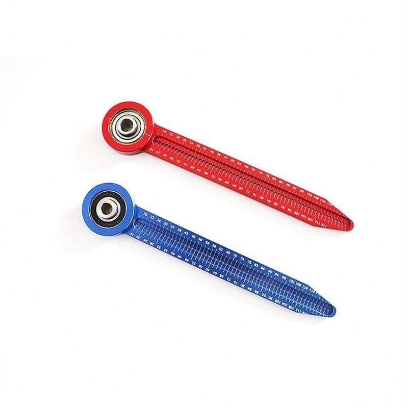 mini便携铝合金 木工同心轴画圆规设计绘图工程装修洞洞尺划规D