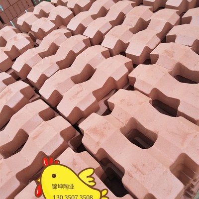 井字植草砖烧结景观砖透水砖陶土砖广场砖人行道砖铺地砖彩砖砖