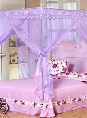 1.2文帐子蚊帐2米.支架1.35床1.5/1/1.8m/2.0x2.2双人家用加密