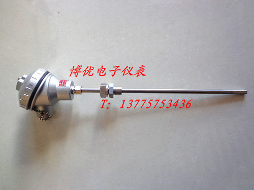 K型热电偶c 铠装(可弯曲)热电偶WRNK-331  温度传感器带活动卡套