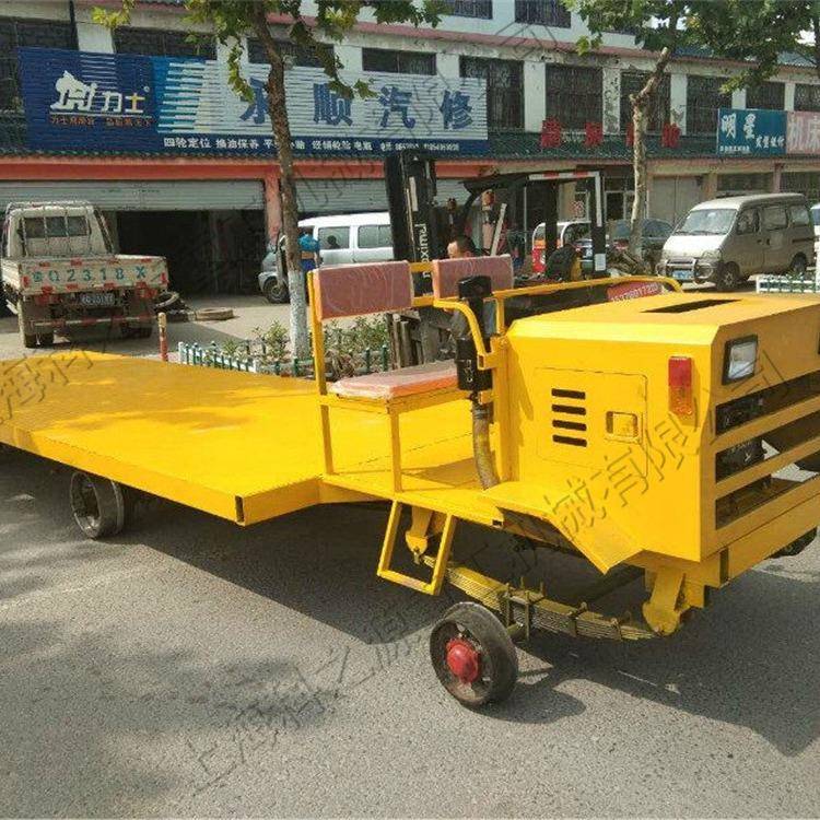 铁路建筑轨道运输车 建设施工材料输送车 油刹两驱平板运输车