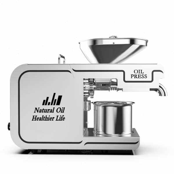 韩皇榨油机不锈钢商用家用免炒全自动智能冷热榨炸油机辅食油