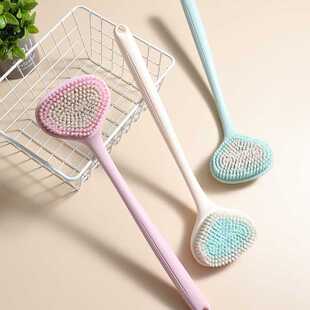 长柄搓背浴刷沐浴花成人搓泥搓澡不求人软毛洗澡刷后背刷搓澡