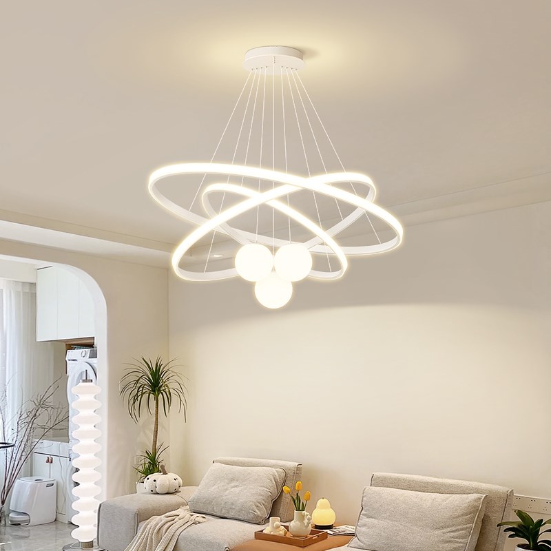 客厅吊灯餐厅圆餐桌吧台q饭厅主卧室吸顶灯具大全现代简约2025新