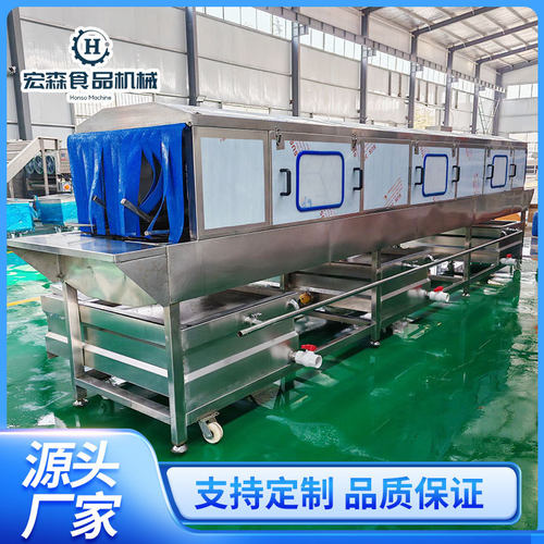 全自动高压喷淋去油污洗筐机育苗托盘清洗设备商用隧道式洗筐机