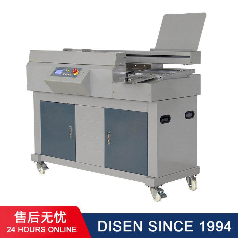 Glue binding machine图文店工厂用全自动胶订机无线胶装机AA4