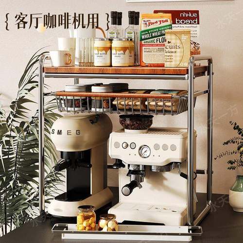 收纳厨房架多层置物微波炉地式厨房置物落架家架储咨询客服物多用