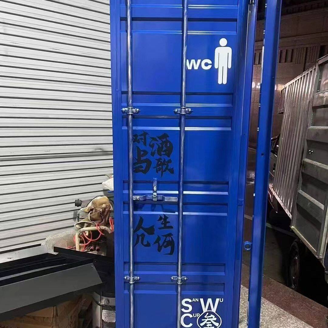 集装箱工业风卫生间门老式铁门单门卫生间门单门简易门自装复古