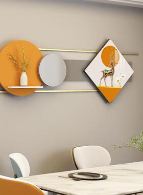 创意立壁YGA体组壁合挂画艺术装饰画廊餐厅墙面走装饰金属饰置物